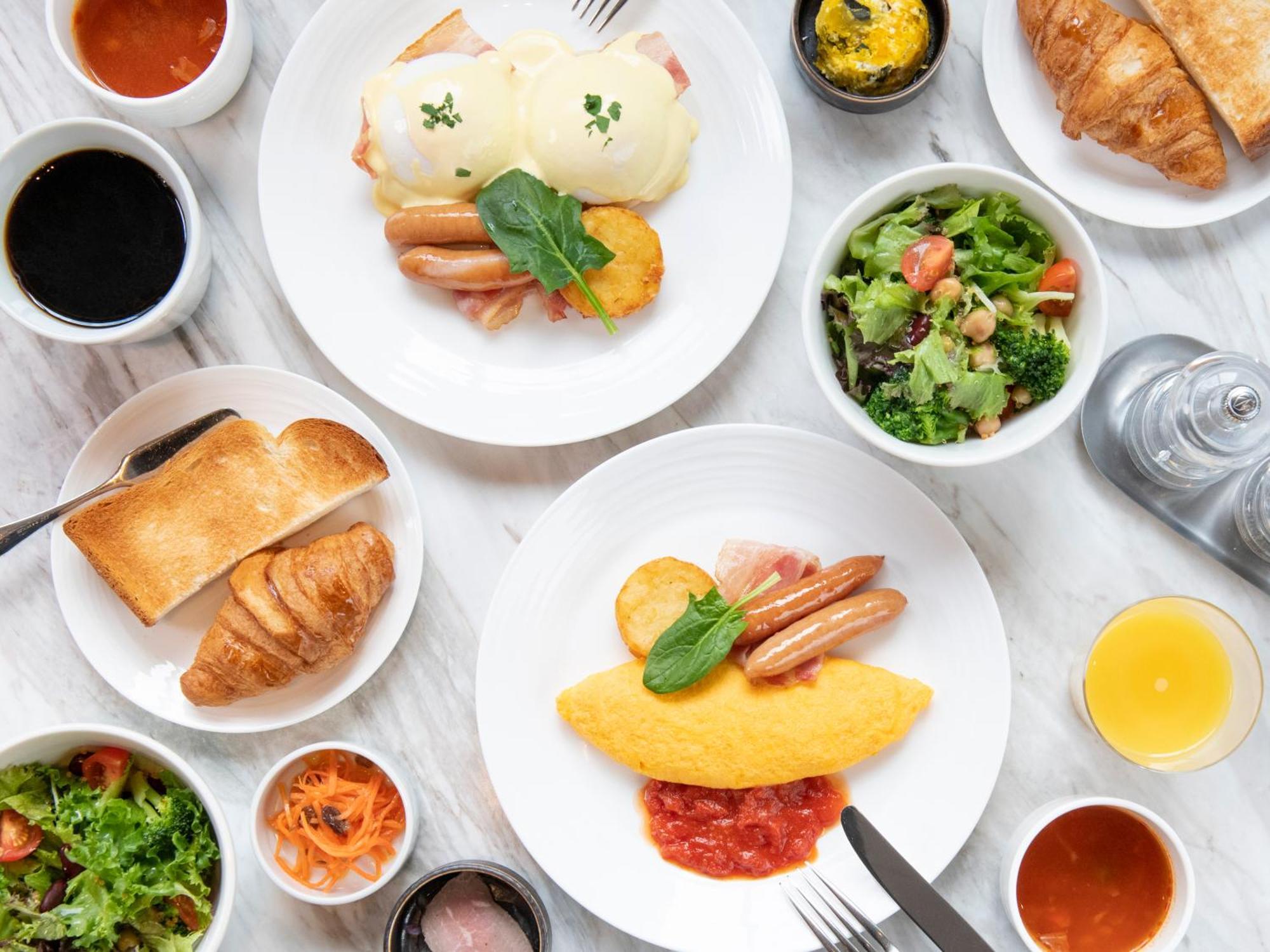 Mitsui Garden Hotel Roppongi Tokyo Premier Εξωτερικό φωτογραφία A typical breakfast at the restaurant