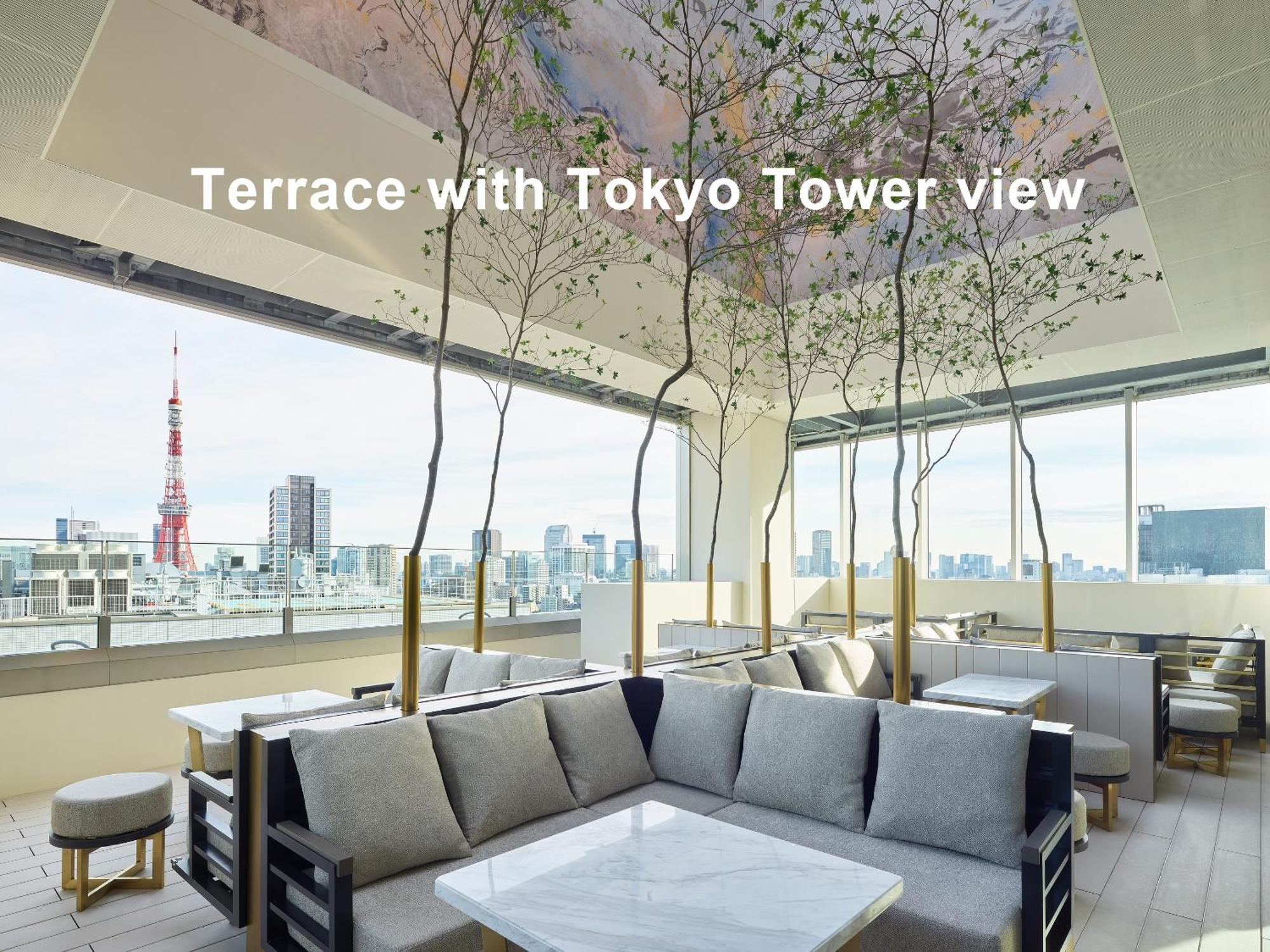 Mitsui Garden Hotel Roppongi Tokyo Premier Εξωτερικό φωτογραφία Terrace with Tokyo Tower view